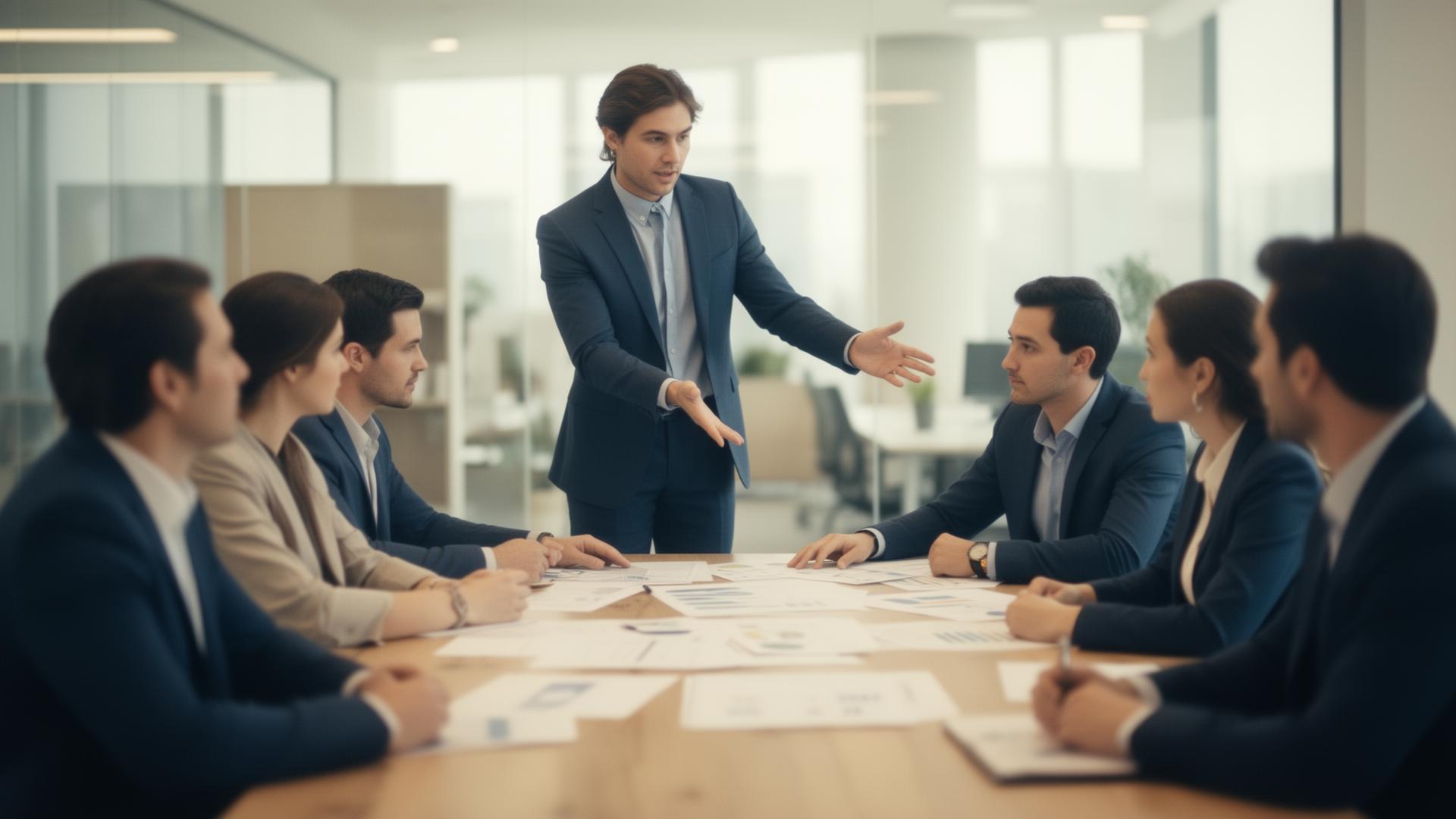 Sesión de organización de Forge Presencial en una empresa